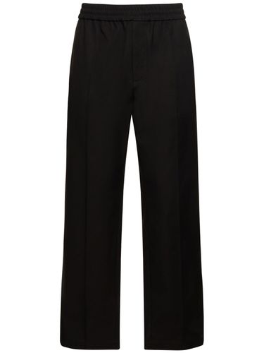 Pantalon À Cordons En Coton Mélangé Stretch V - VALENTINO - Modalova