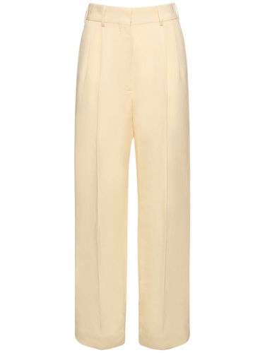 Pantalon En Lin Et Soie Savannah Fox - BLAZÉ MILANO - Modalova