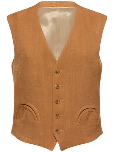 Gilet En Viscose Santana Peanut Feral - BLAZÉ MILANO - Modalova