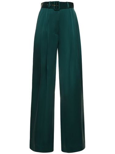 Pantalon En Satin De Soie - ZIMMERMANN - Modalova