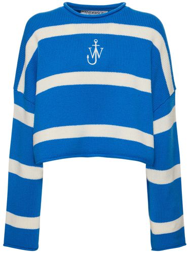 Pull-over En Laine Et Cachemire À Rayures - JW ANDERSON - Modalova