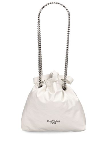 Sac Cabas En Cuir Xs Crush - BALENCIAGA - Modalova