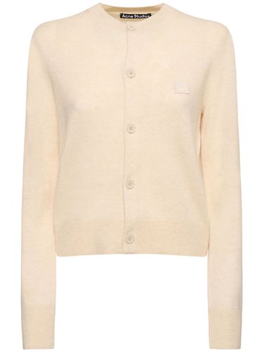 Cardigan En Maille De Laine - ACNE STUDIOS - Modalova