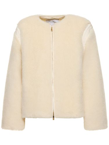 Veste Sans Col En Laine Mélangée Panno - MAX MARA - Modalova