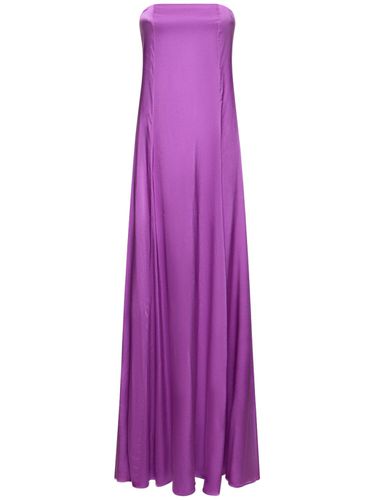 Robe En Satin De Soie Stretch - FORTE_FORTE - Modalova