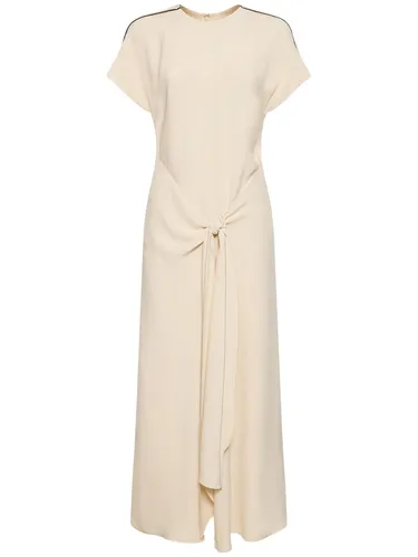 Robe Mi-longue En Viscose - VICTORIA BECKHAM - Modalova