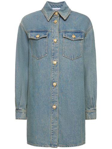 Chemise En Denim De Coton - MOSCHINO - Modalova