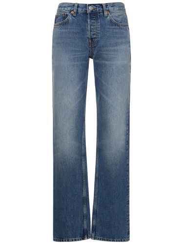 Jean Droit En Denim De Coton Easy - RE/DONE - Modalova