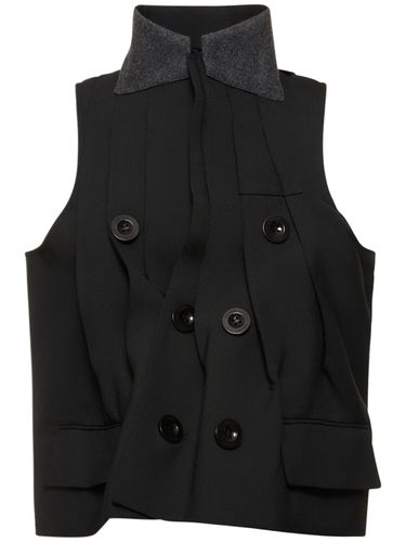 Gilet Cintré À Double Boutonnage - SACAI - Modalova