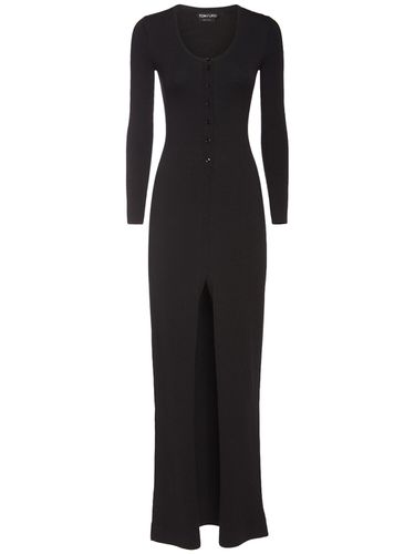 Robe Longue En Maille De Laine Stretch - TOM FORD - Modalova