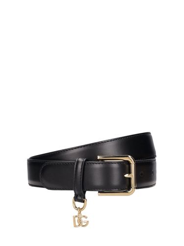 Ceinture En Cuir 30 Mm - DOLCE & GABBANA - Modalova