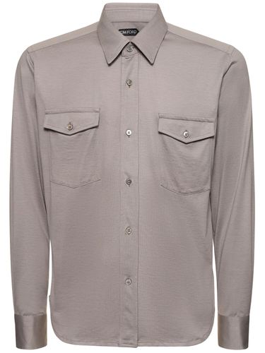 Chemise Fluide En Soie Et Coton - TOM FORD - Modalova