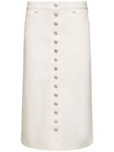 Jupe Midi En Denim De Coton Multiflex - COURREGES - Modalova