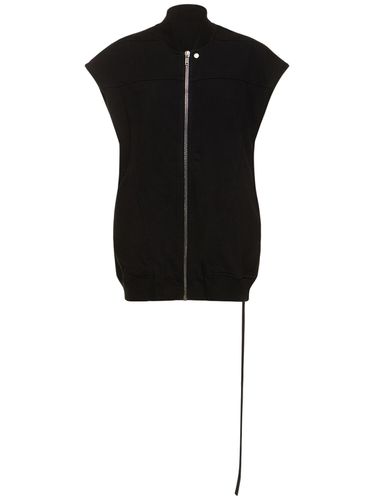 Gilet Zippé En Jersey - RICK OWENS DRKSHDW - Modalova