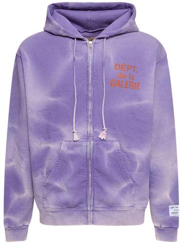 Sweat Zippé Délavé À Capuche - GALLERY DEPT. - Modalova