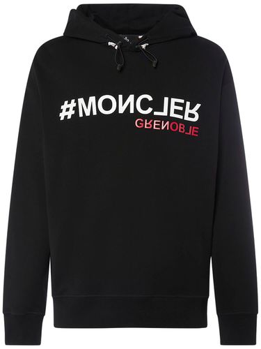 Sweat-shirt En Coton À Capuche - MONCLER GRENOBLE - Modalova