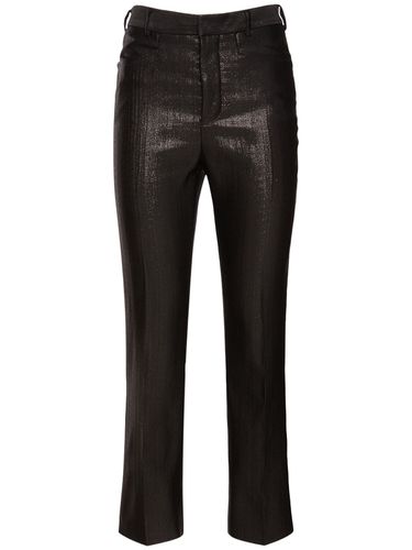 Pantalon Droit En Laine Mélangée De Lurex - TOM FORD - Modalova