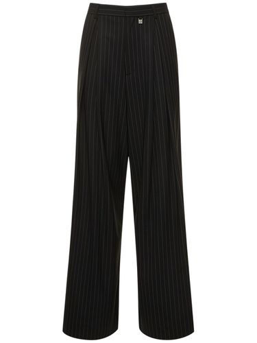 Pantalon Ample En Laine Stretch - GIUSEPPE DI MORABITO - Modalova