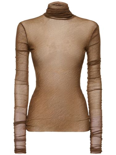 Pull-over Col Roulé En Tulle Stretch - PHILOSOPHY DI LORENZO SERAFINI - Modalova