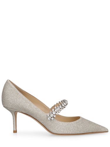 Escarpins En Textile Pailleté Bing 65 Mm - JIMMY CHOO - Modalova