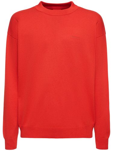 Pull-over En Maille De Soie Et Coton À Logo - FERRARI - Modalova