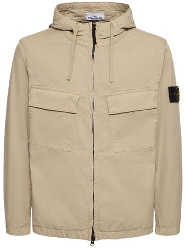 Veste Zippée À Capuche Supima - STONE ISLAND - Modalova