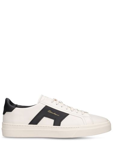 Sneakers Basses En Cuir - SANTONI - Modalova