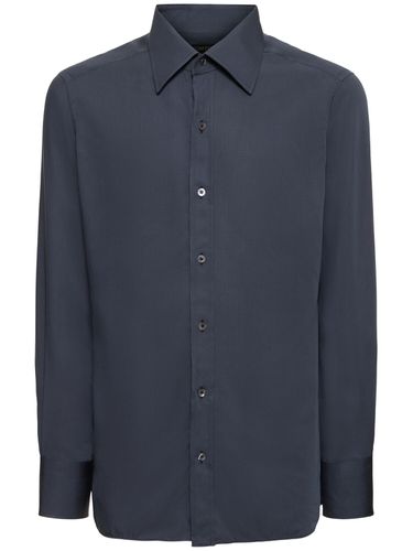 Chemise Slim En Popeline Fluide - TOM FORD - Modalova