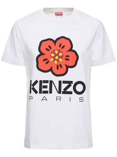 T-shirt Loose En Coton Boke Flower - KENZO PARIS - Modalova