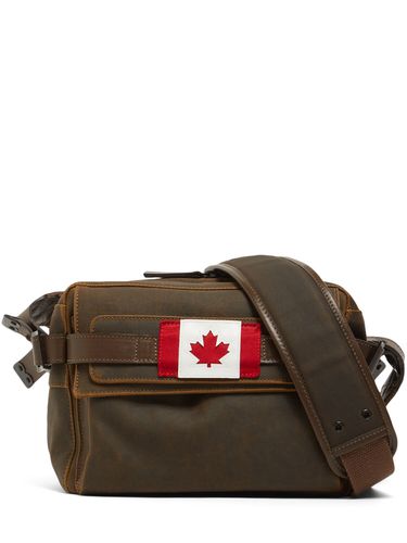 Sac Bandoulière En Toile Canadian Flag - DSQUARED2 - Modalova