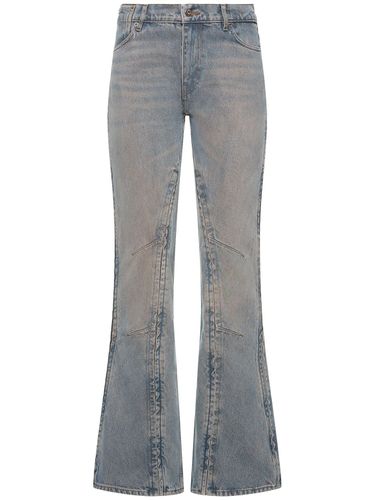 Jean Évasé En Denim Fendu Taille Basse - Y/PROJECT - Modalova