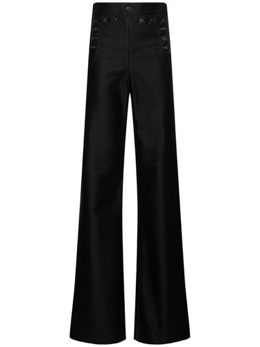 Pantalon En Satin De Coton - MAISON MARGIELA - Modalova