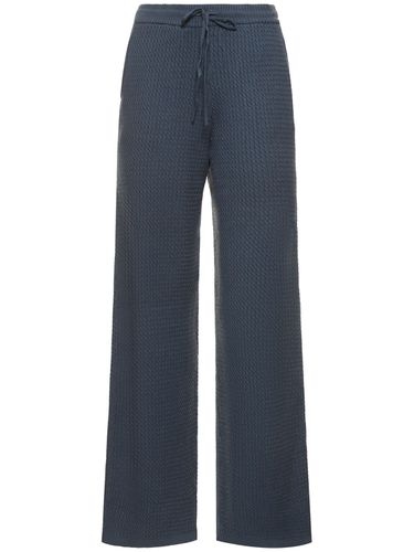 Pantalon En Maille De Viscose Mélangée - WEWOREWHAT - Modalova