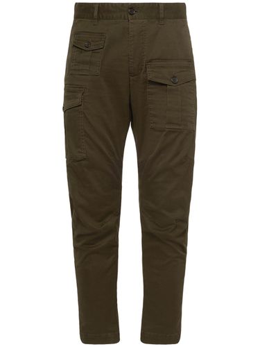 Pantalon Cargo En Coton Stretch Sexy - DSQUARED2 - Modalova