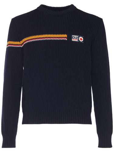 Pull-over En Laine À Col Ras-du-cou - DSQUARED2 - Modalova