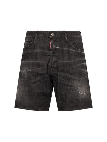 Short En Denim Marine - DSQUARED2 - Modalova