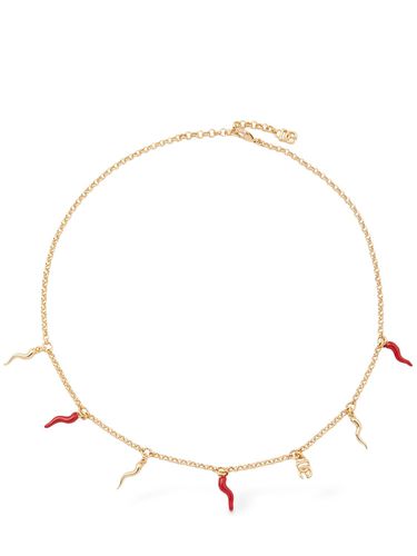 Collier À Breloques Et Logo Dg - DOLCE & GABBANA - Modalova