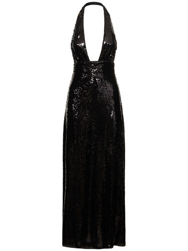 Robe Midi En Sequins À Encolure Licou - WEWOREWHAT - Modalova