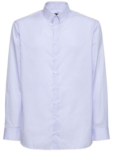 Chemise En Coton À Rayures - GIORGIO ARMANI - Modalova