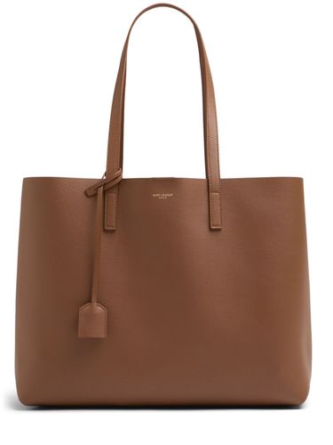 Sac Cabas En Cuir Lisse - SAINT LAURENT - Modalova