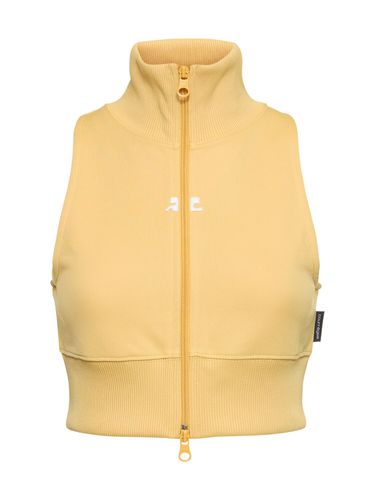 Gilet Court En Interlock - COURREGES - Modalova