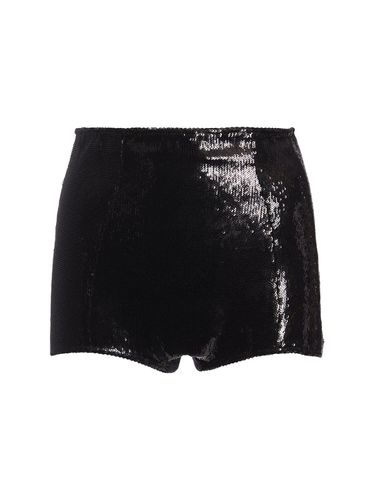 Short Taille Haute En Sequins - DOLCE & GABBANA - Modalova