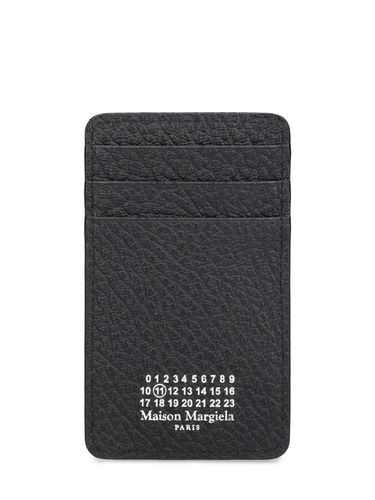 Porte-cartes Vertical En Cuir Grainé - MAISON MARGIELA - Modalova