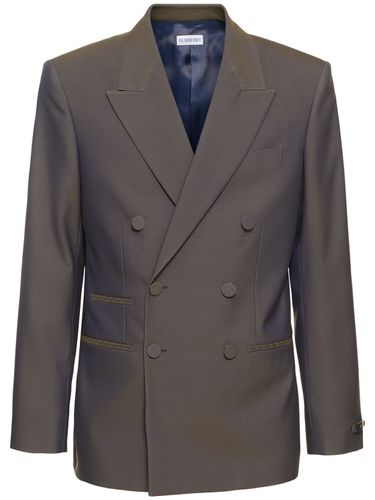 Blazer En Laine À Double Boutonnage - BURBERRY - Modalova