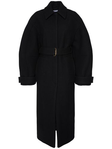 Manteau En Laine Avec Ceinture Le Manteau Bari - JACQUEMUS - Modalova