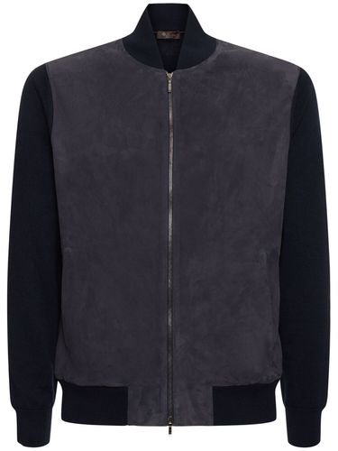 Veste Bomber En Cachemire Et Daim - LORO PIANA - Modalova