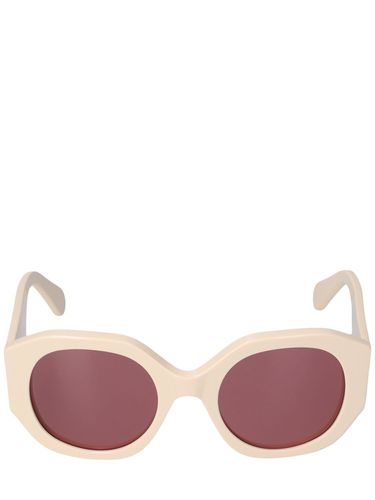 Lunettes De Soleil Oversize Rondes En Acétate - CHLOÉ - Modalova