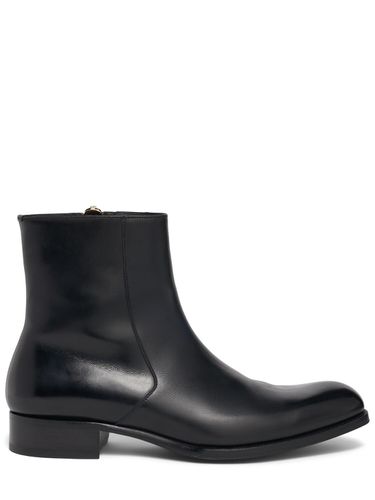 Bottes Zippées En Cuir Bruni Elkan - TOM FORD - Modalova