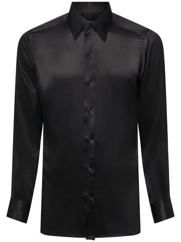 Chemise Slim En Soie Charmeuse - TOM FORD - Modalova