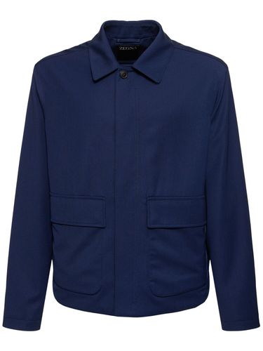 Veste Imperméable En Laine Et Soie - ZEGNA - Modalova